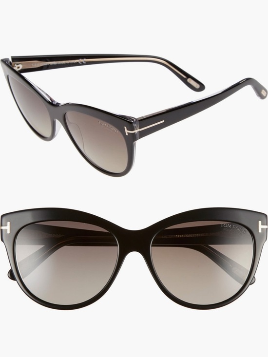 Tom Ford Black Lily 56mm Cat-Eye Sunglasses TF430 main image 7